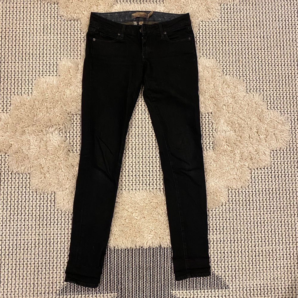 Paige premium denim black skinny Jean